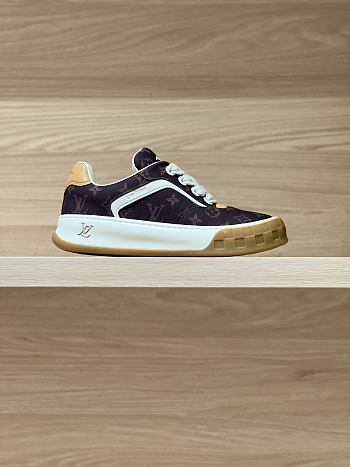 Colestore Louis Vuitton LV Tilted Sneaker Macassar Brown Louis Vuitton Silk Tech