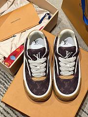 Colestore Louis Vuitton LV Tilted Sneaker Macassar Brown Louis Vuitton Silk Tech - 6