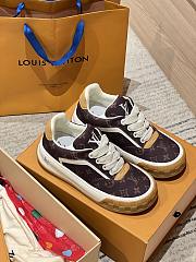 Colestore Louis Vuitton LV Tilted Sneaker Macassar Brown Louis Vuitton Silk Tech - 5