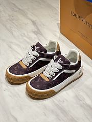 Colestore Louis Vuitton LV Tilted Sneaker Macassar Brown Louis Vuitton Silk Tech - 4