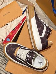 Colestore Louis Vuitton LV Tilted Sneaker Macassar Brown Louis Vuitton Silk Tech - 3