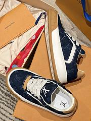 Colestore Louis Vuitton LV Tilted Sneaker Blue Monogram denim - 3