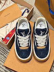 Colestore Louis Vuitton LV Tilted Sneaker Blue Monogram denim - 4