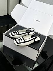 Colestore  Chanel Fall Winter 2026 Pre-Collection   Slingbacks   Lambskin & Patent Calfskin  White & Black - 6