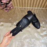Colestore Celine MACARON MULE IN GOATSKIN Black - 6