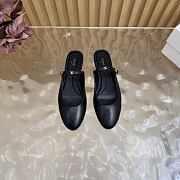 Colestore Celine MACARON MULE IN GOATSKIN Black - 4