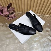 Colestore Celine MACARON MULE IN GOATSKIN Black - 5