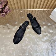 Colestore Celine MACARON MULE IN GOATSKIN Black - 2