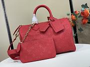 Colestore Louis Vuitton Speedy P9 Bandouliere 30 in Ostrich Red 30x21x17cm - 1