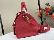 Colestore Louis Vuitton Speedy P9 Bandouliere 30 in Ostrich Red 30x21x17cm - 2