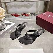 Colestore Gucci Women's Vittoria thong Black nappa leather - 5