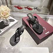 Colestore Gucci Women's Vittoria thong Black nappa leather - 4