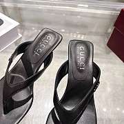 Colestore Gucci Women's Vittoria thong Black nappa leather - 3
