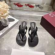 Colestore Gucci Women's Vittoria thong Black nappa leather - 2