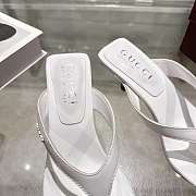 Colestore Gucci Women's Vittoria thong White nappa leather - 6