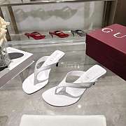 Colestore Gucci Women's Vittoria thong White nappa leather - 3