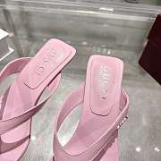 Colestore Gucci Women's Vittoria thong Light Pink nappa leather - 6