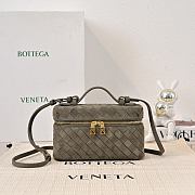 Colestore  Bottega Veneta Women's Bang Bang in Khakhi Green Suede 22 x 12.5 x 5cm - 1