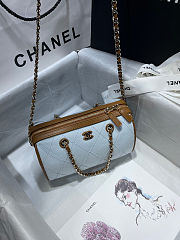 Colestore Chanel Coco Beach Mini Bowling Bag Light Gold Hardware 11.5 x 18.5 x 11cm - 4