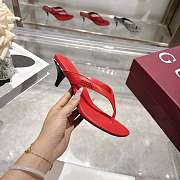 Colestore Gucci Women's Vittoria thong red nappa leather - 1