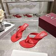 Colestore Gucci Women's Vittoria thong red nappa leather - 5