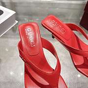 Colestore Gucci Women's Vittoria thong red nappa leather - 2