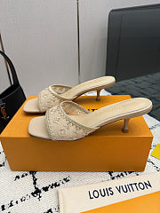 Colestore  Louis Vuitton 6AM Mule Beige Monogram mesh - 5