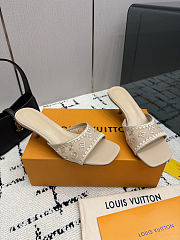 Colestore  Louis Vuitton 6AM Mule Beige Monogram mesh - 4