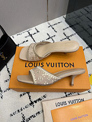 Colestore  Louis Vuitton 6AM Mule Beige Monogram mesh - 2