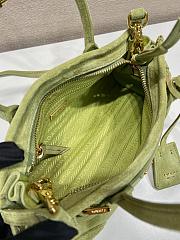 Colestore Prada Bonnie suede mini handbag Agave  23.5 x 12 x 9 cm - 4