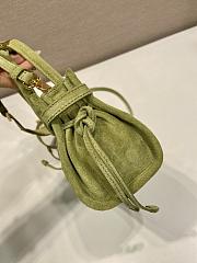 Colestore Prada Bonnie suede mini handbag Agave  23.5 x 12 x 9 cm - 2