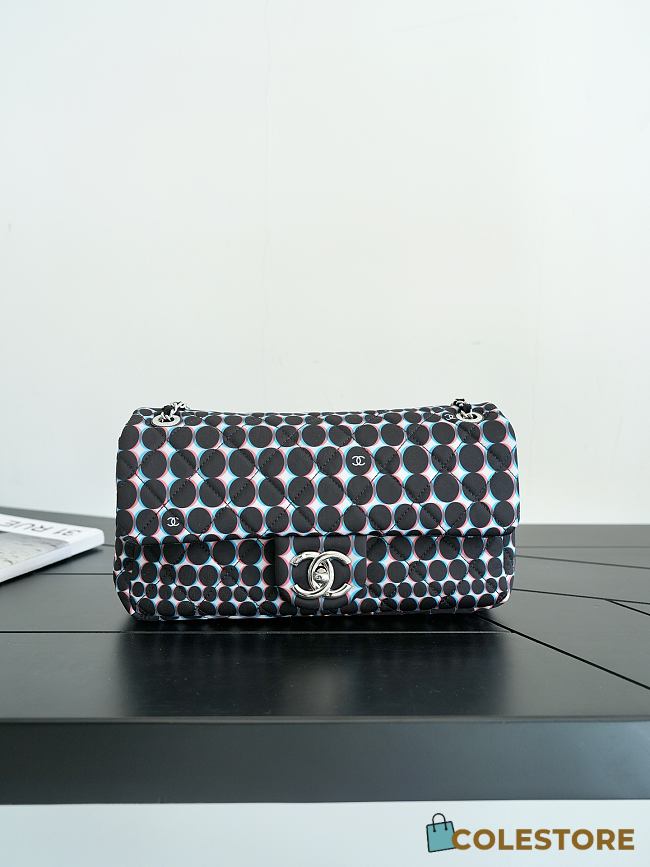 Colestore Chanel Polka Dot Flap Bag 3D 25.5x15x6cm - 1