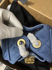 Colestore Chanel Métiers d’art 2026  Chanel 25 Mini Handbag   Washed Denim & Gold-Tone Metal  Blue 20 x 22 x 12.5cm - 5