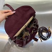 Colestore   Miu Miu Amaranth Red Rendez-vous Nappa Leather Bag 26 x 19 x 8 cm - 4