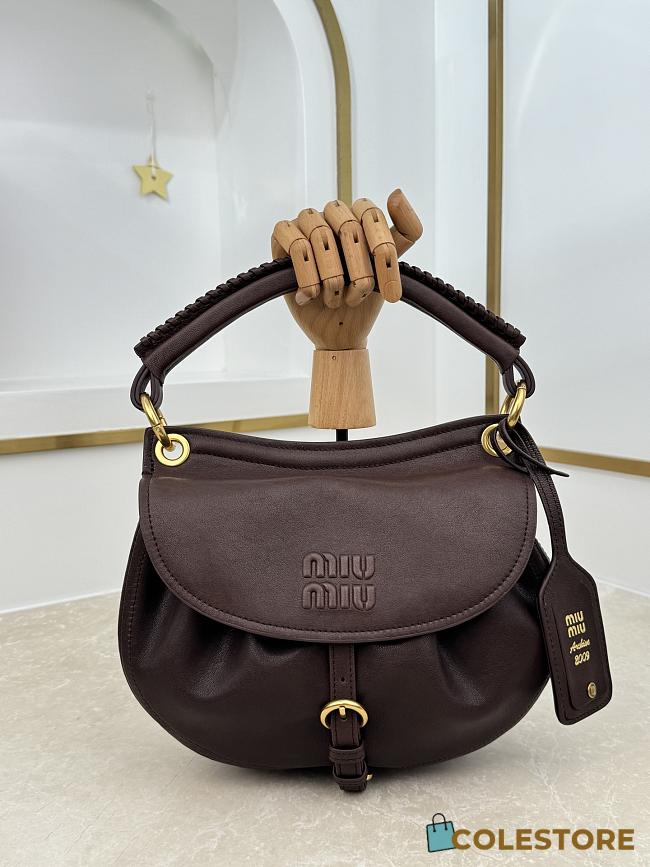 Colestore   Miu Miu Briarwood Rendez-vous Nappa Leather Bag 26 x 19 x 8 cm - 1