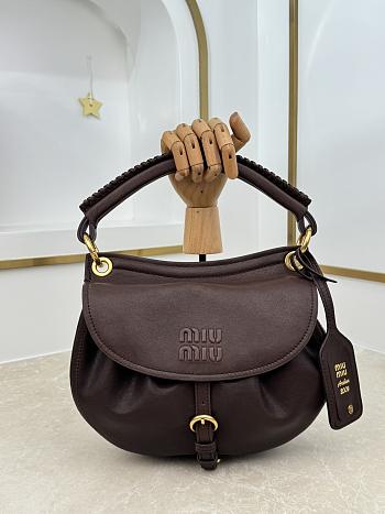 Colestore   Miu Miu Briarwood Rendez-vous Nappa Leather Bag 26 x 19 x 8 cm