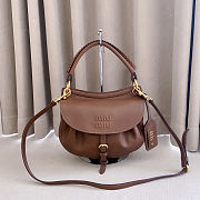 Colestore   Miu Miu Oak Rendez-vous Nappa Leather Bag 26 x 19 x 8 cm - 1