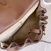Colestore   Miu Miu Oak Rendez-vous Nappa Leather Bag 26 x 19 x 8 cm - 6