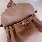 Colestore   Miu Miu Oak Rendez-vous Nappa Leather Bag 26 x 19 x 8 cm - 5