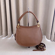 Colestore   Miu Miu Oak Rendez-vous Nappa Leather Bag 26 x 19 x 8 cm - 3