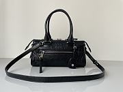 Colestore  Miu Miu Black with Gold Hardware Motorcycle Bag 29 x 15 x 10cm - 1