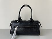 Colestore  Miu Miu Black with Gold Hardware Motorcycle Bag 29 x 15 x 10cm - 5