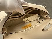 Colestore  Tory Burch Kira Chevron Small Convertible Shoulder Bag Desert Light Beige 25 x 15 x 8cm - 3