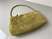 Colestore The Row XL Bourse Olive Suede Shoulder Bag 33 x 18cm - 6