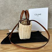 Colestore   Celine Teen Couffin in Wicker and Natural Calfskin NATURAL / TAN 32 x 14 x 7 CM - 6