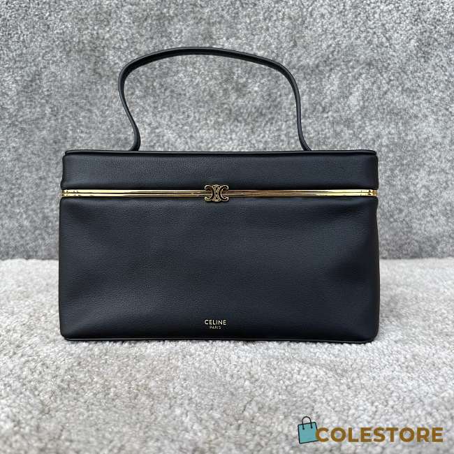 Colestore  CELINE RECTANGLE IN SUPPLE CALFSKIN - BLACK 29.5 x 13 x 3.5 CM - 1