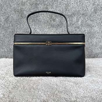 Colestore  CELINE RECTANGLE IN SUPPLE CALFSKIN - BLACK 29.5 x 13 x 3.5 CM