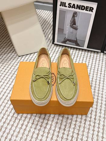 Colestore TOD'S Loafers in Nubuck Olive Green 