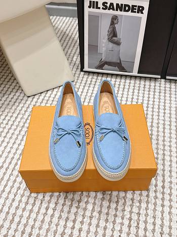 Colestore TOD'S Loafers in Nubuck Light Blue