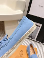 Colestore TOD'S Loafers in Nubuck Light Blue - 5